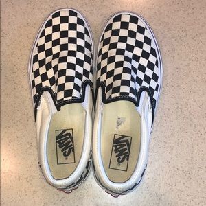 checkered vans